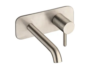 IX CRIIX256 - Wall-mounted washbasin mixer with plate _ CRISTINA Rubinetterie